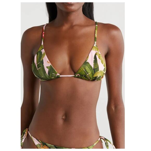 FARM Rio Other - FARM Rio Banana Leaves Bikini Top Size XS
